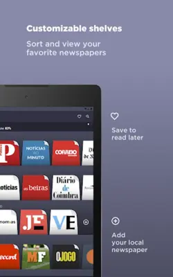 Portuguese Newspapers android App screenshot 1
