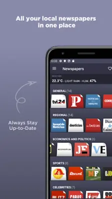 Portuguese Newspapers android App screenshot 8